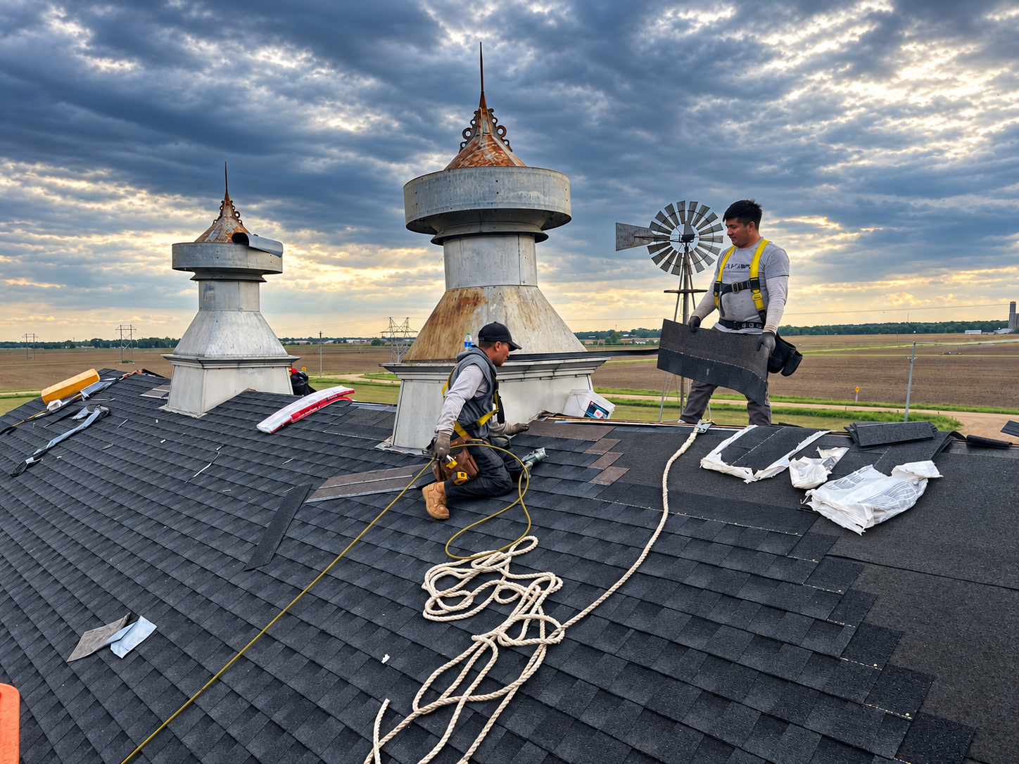 Roofing by Alfa Y Omega Construction in Omaha, Nebraska