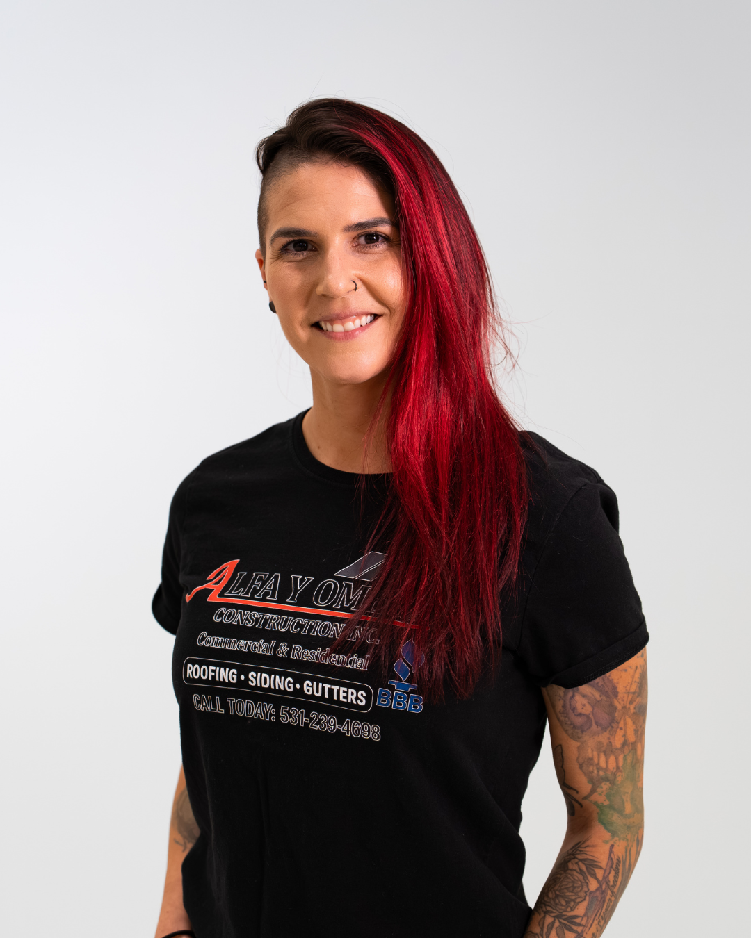Lindsay Julius at Alfa Y Omega Construction Inc. in Omaha