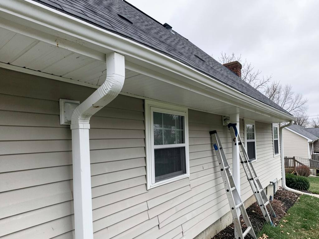 Gutters by Alfa Y Omega Construction in Omaha, Nebraska
