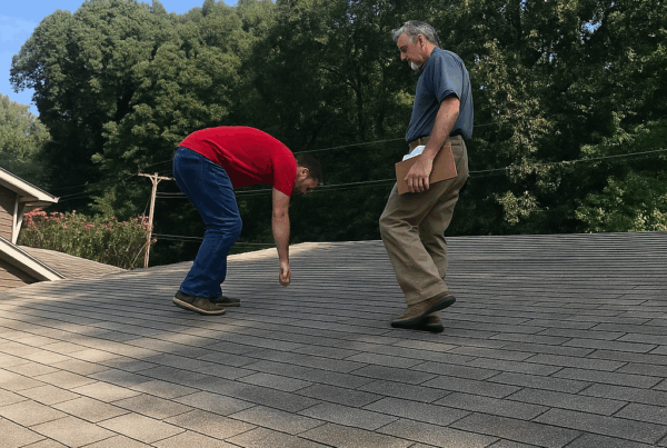 meet with my adjuster during roof inspection